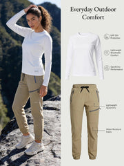 White Shirt + Suntan Pant