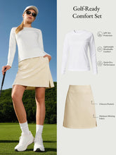White Shirt + Doeskin Skirt